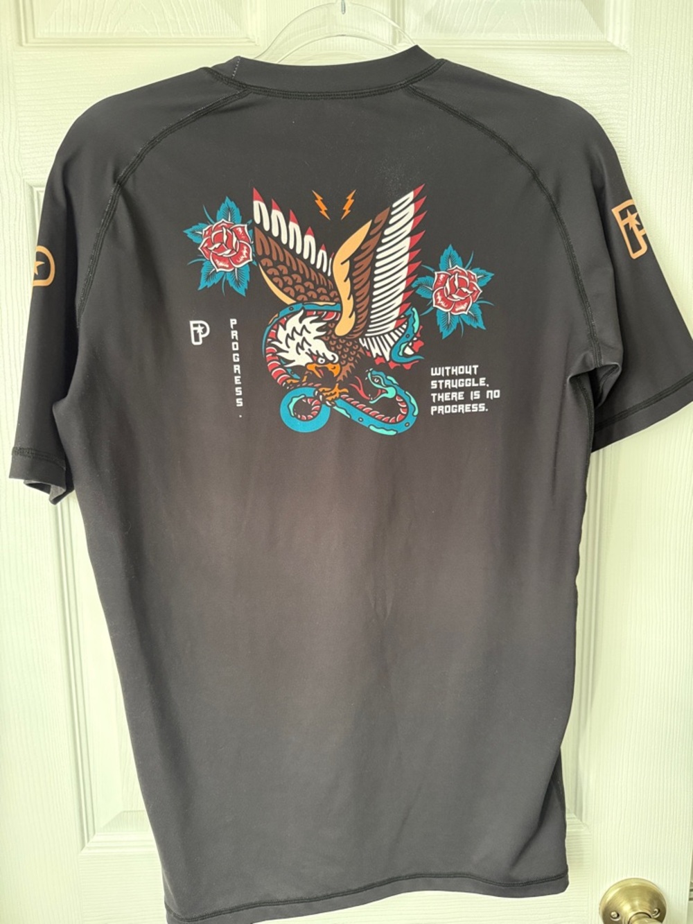 Progress Black Grappling Rashguard 🦅🐍🌹 - Picture 8 of 9